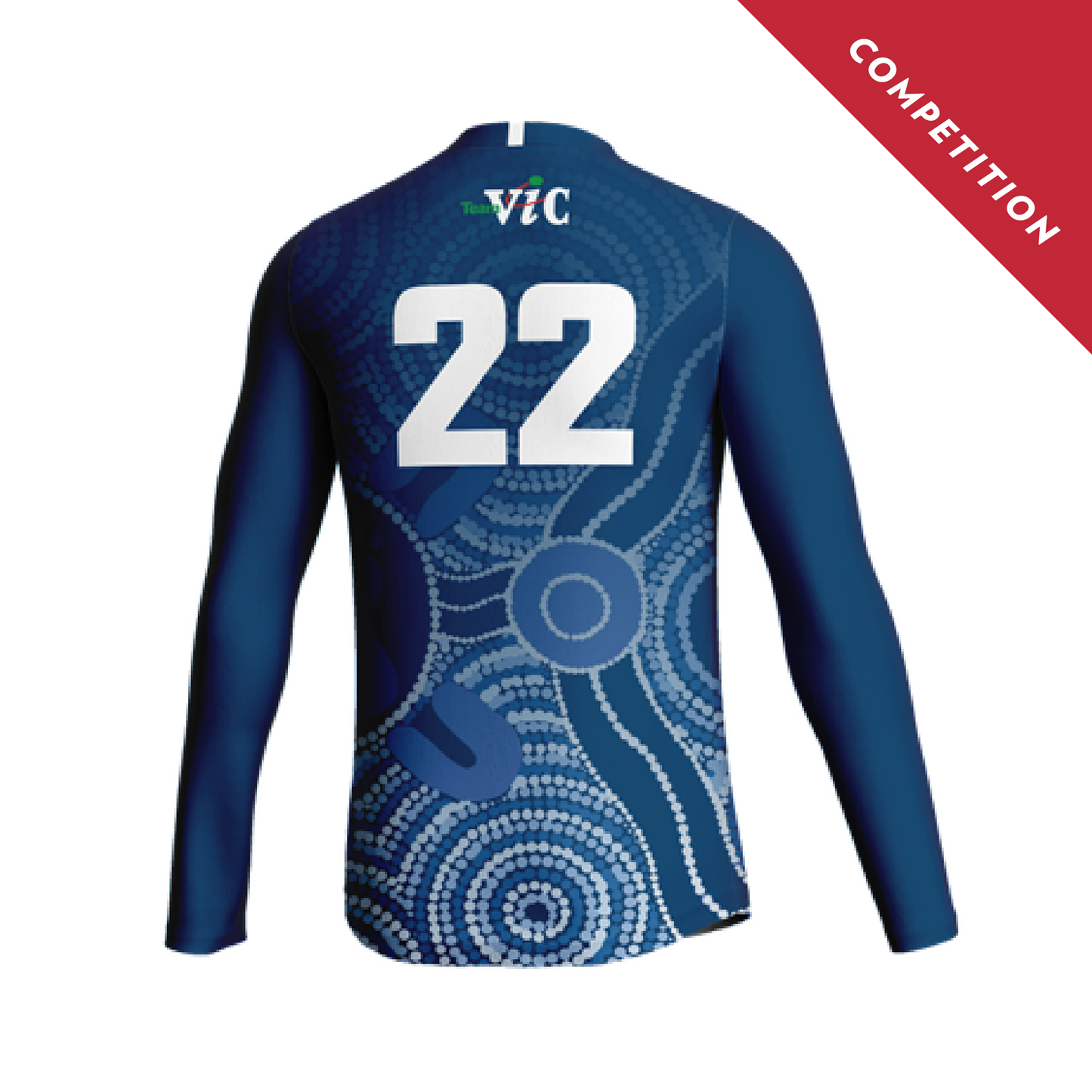 Male AFL Navy Long Sleeve Guernsey (Competition)