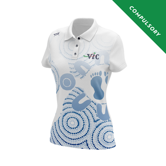 Female Tennis White Polo (Competition)