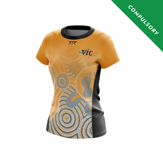 Female Soccer Orange Goalie Jersey (Competition)