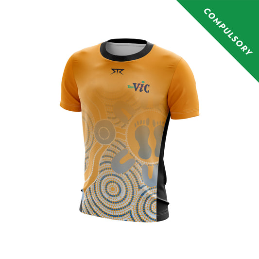 Male Soccer Orange Goalie Jersey (Competition)