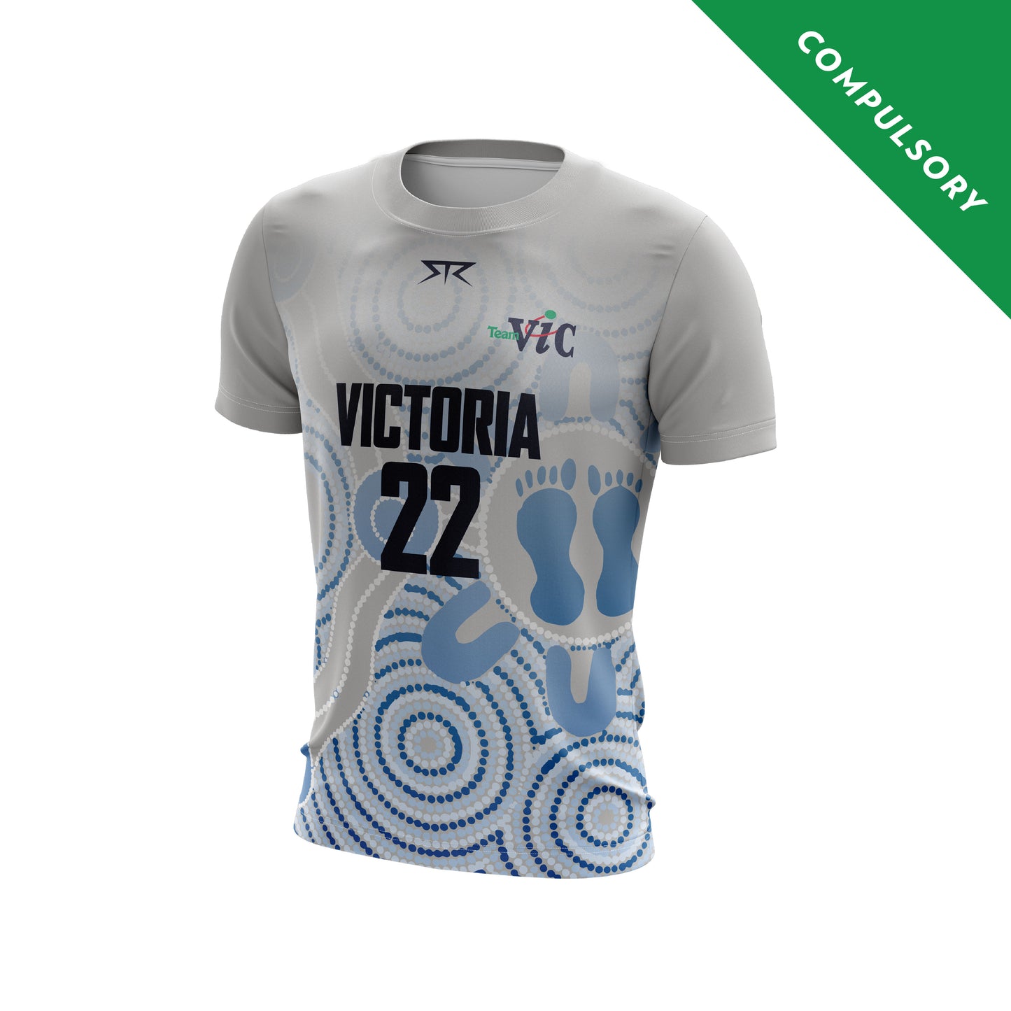 Male Volleyball Grey Top (Competition) Late Order