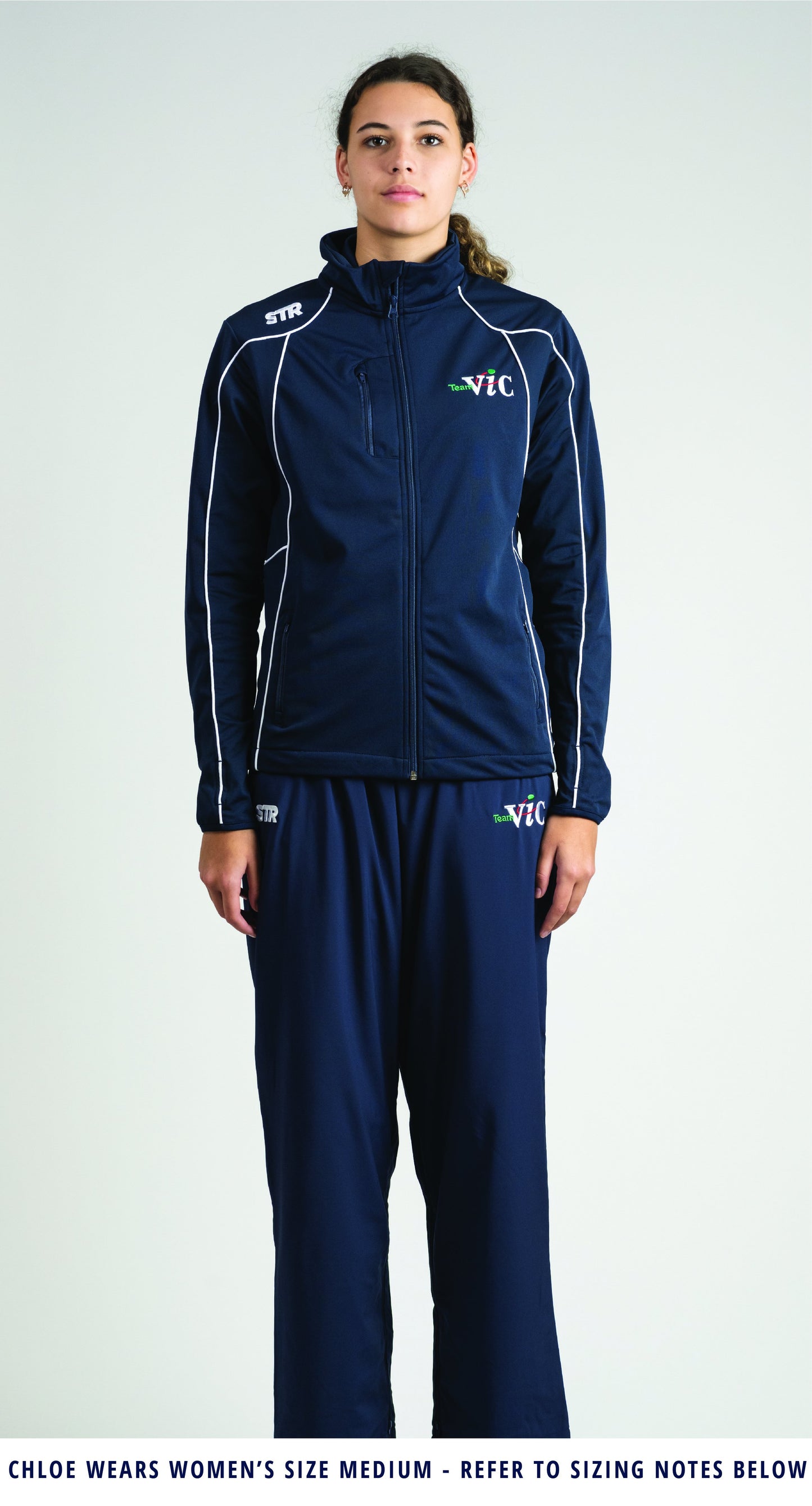Female Team Vic Straight Leg Tracksuit Pants (2022 Run Out Stock)