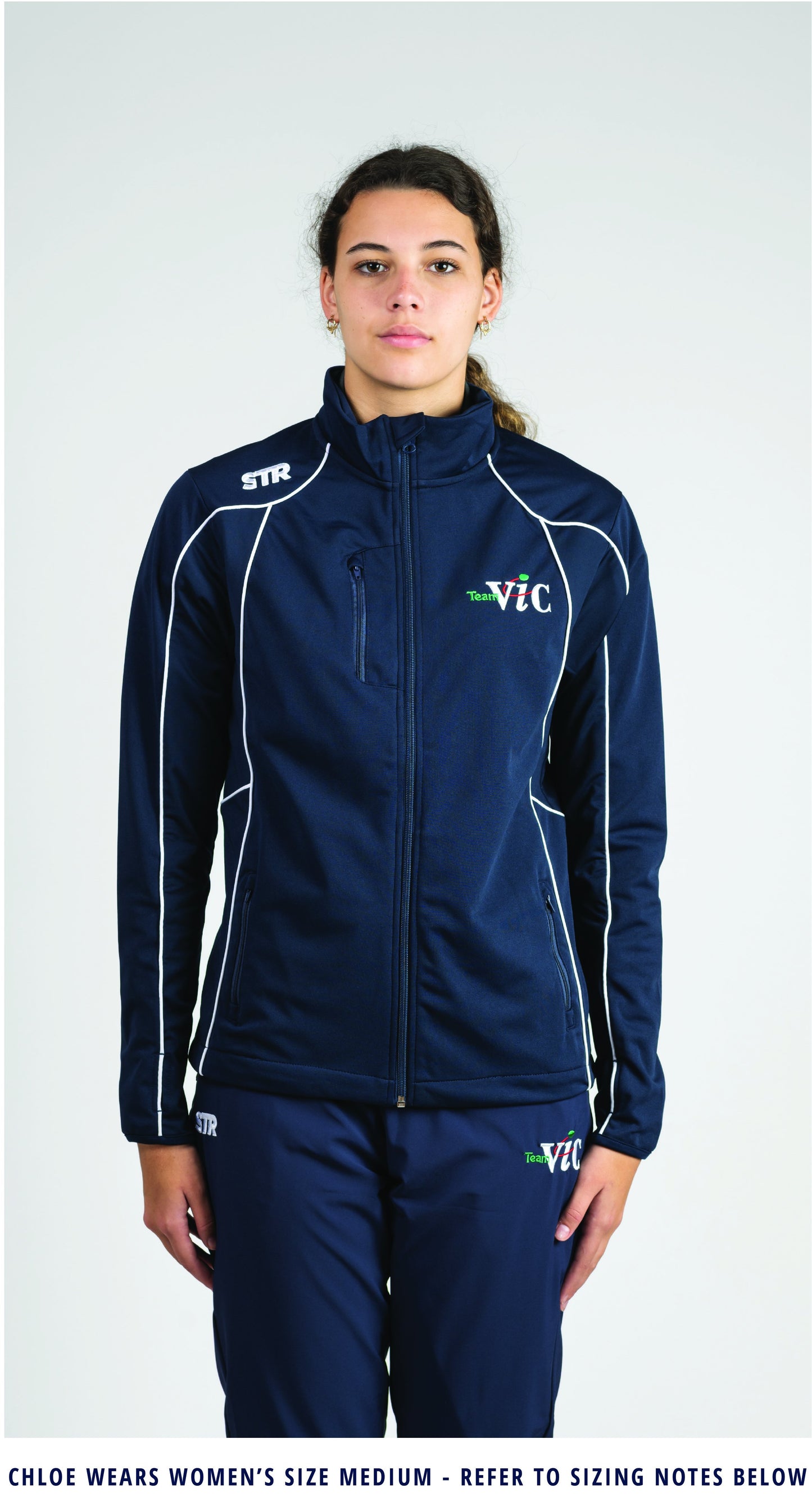 Female Team Vic FlexDry Track Jacket (2022 Run Out Stock)