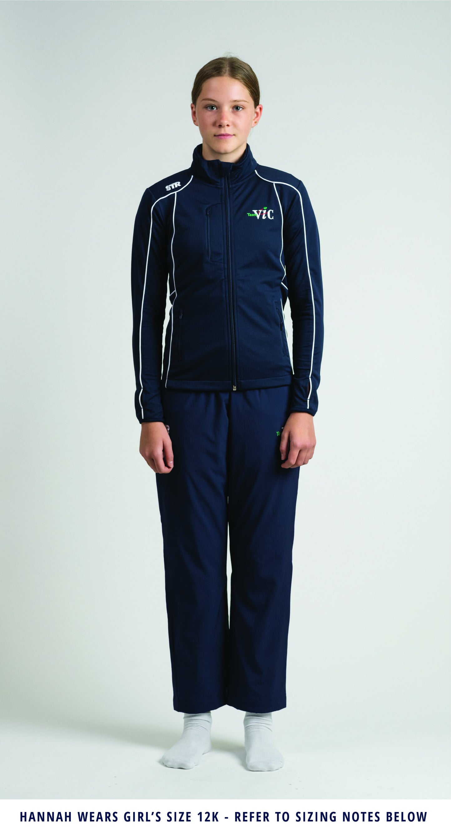 Female Team Vic Straight Leg Tracksuit Pants (2022 Run Out Stock)