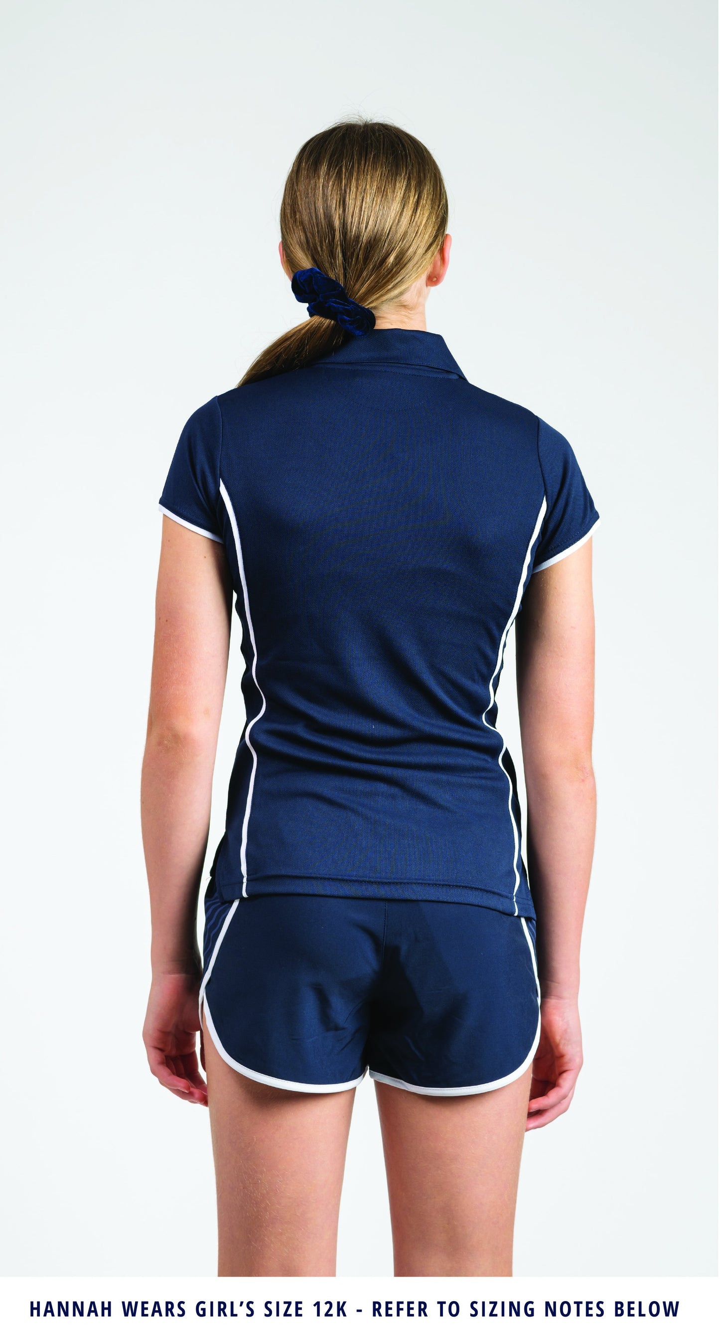 Female Team Vic Navy Polo (2022 Run Out Stock)