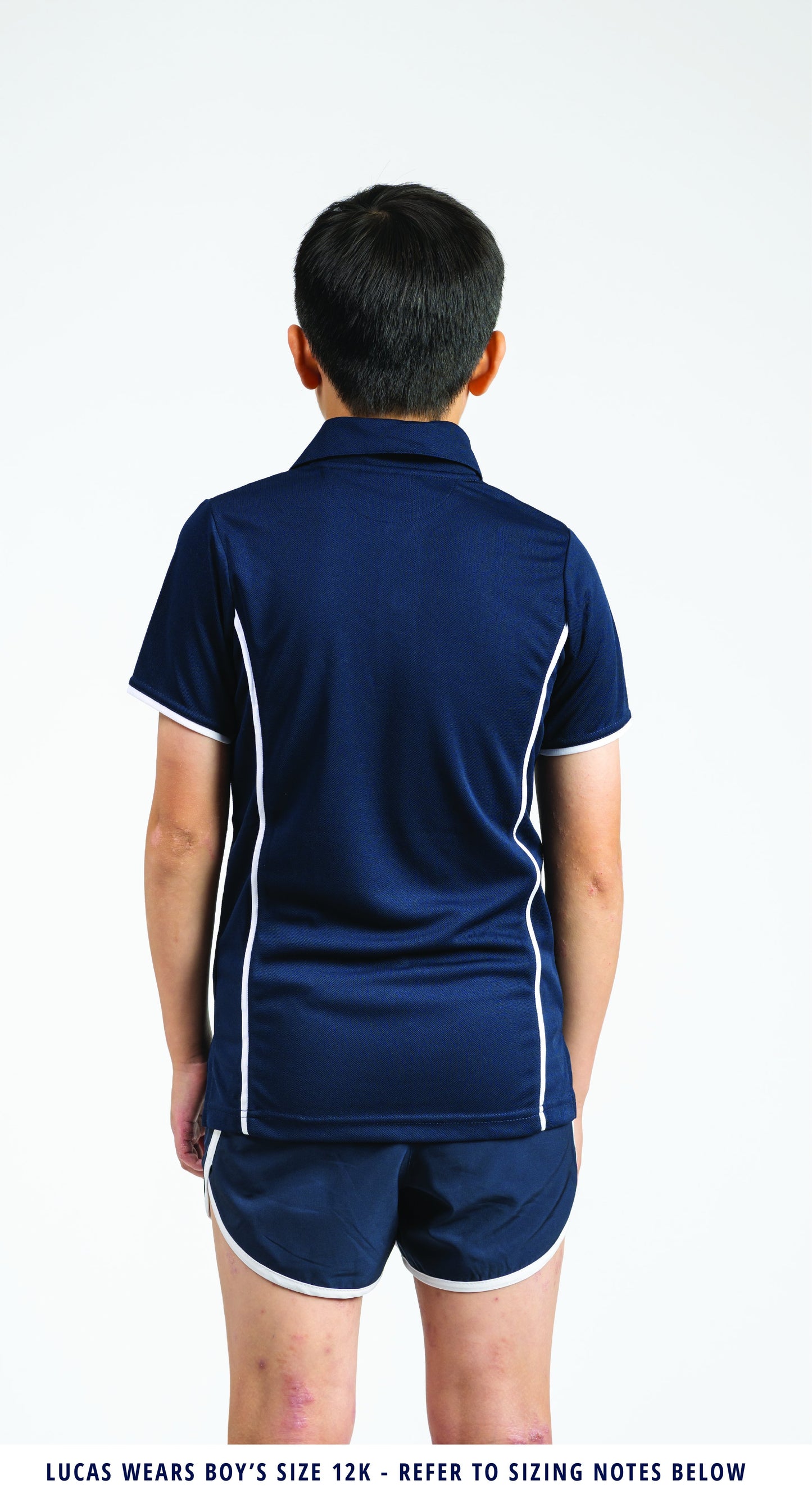 Male Team Vic Navy Polo (2022 Run Out Stock)