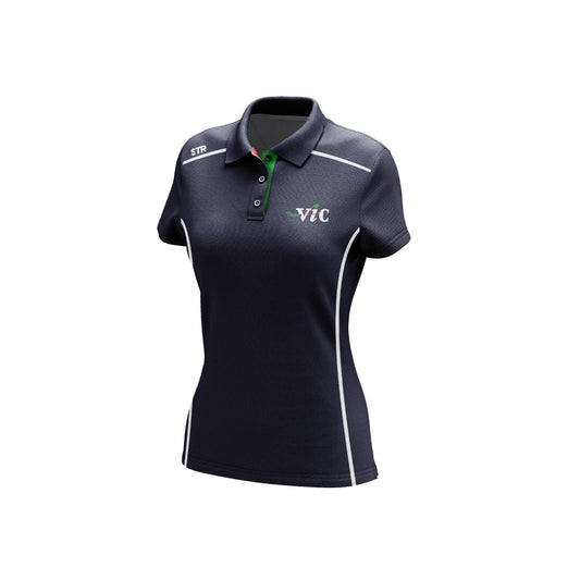 Female Team Vic Navy Polo (2022  Run Out Stock)
