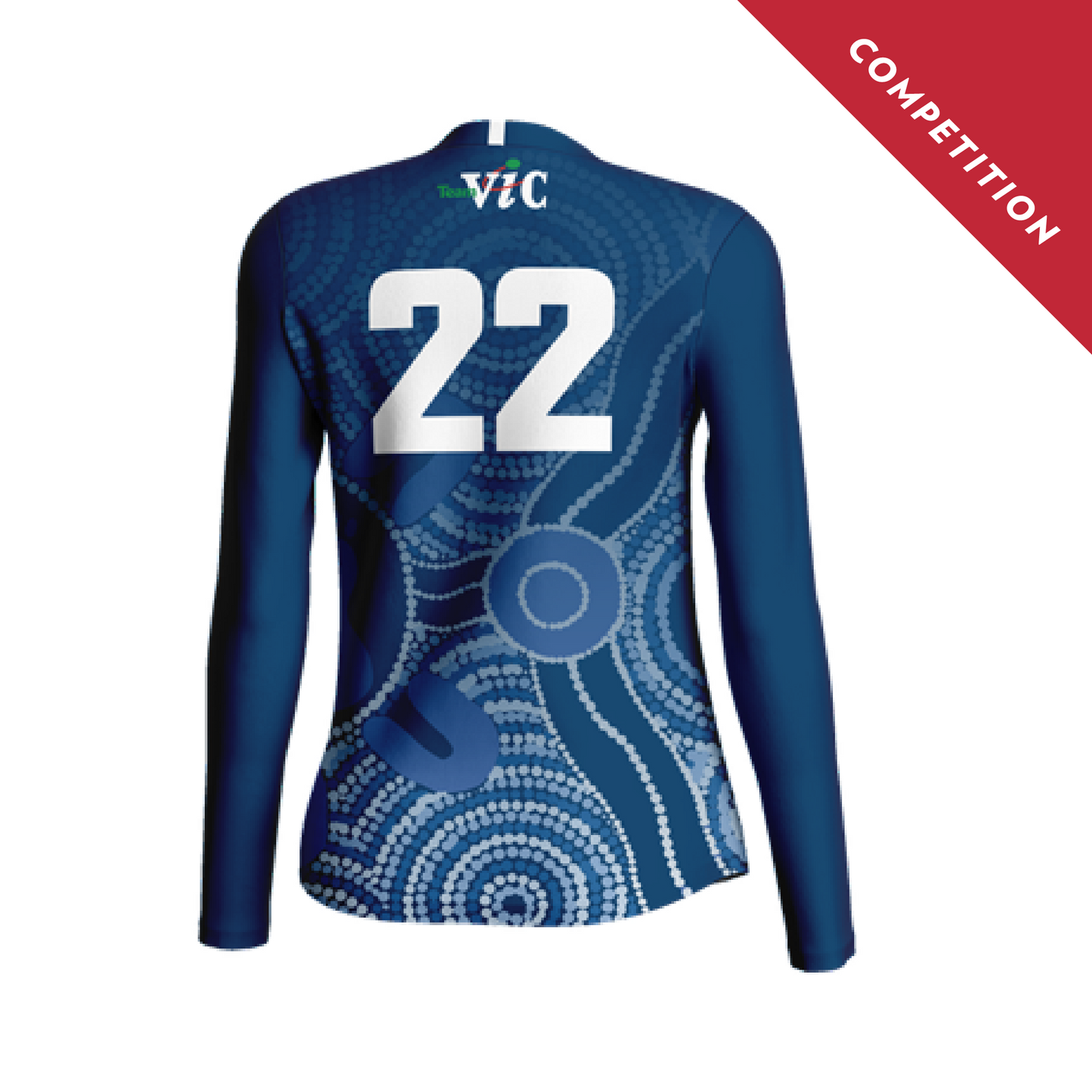 Female AFL Navy Long Sleeve Guernsey (Competition)