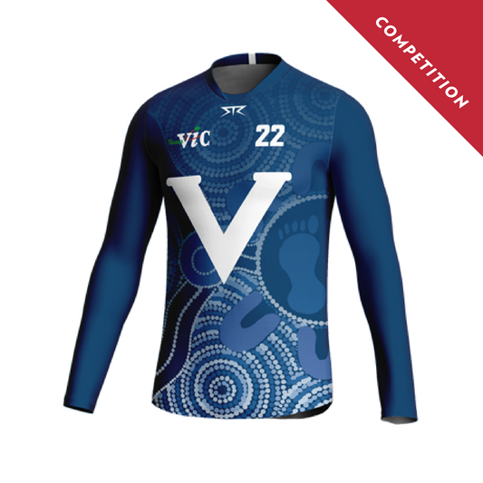Male AFL Navy Long Sleeve Guernsey (Competition)