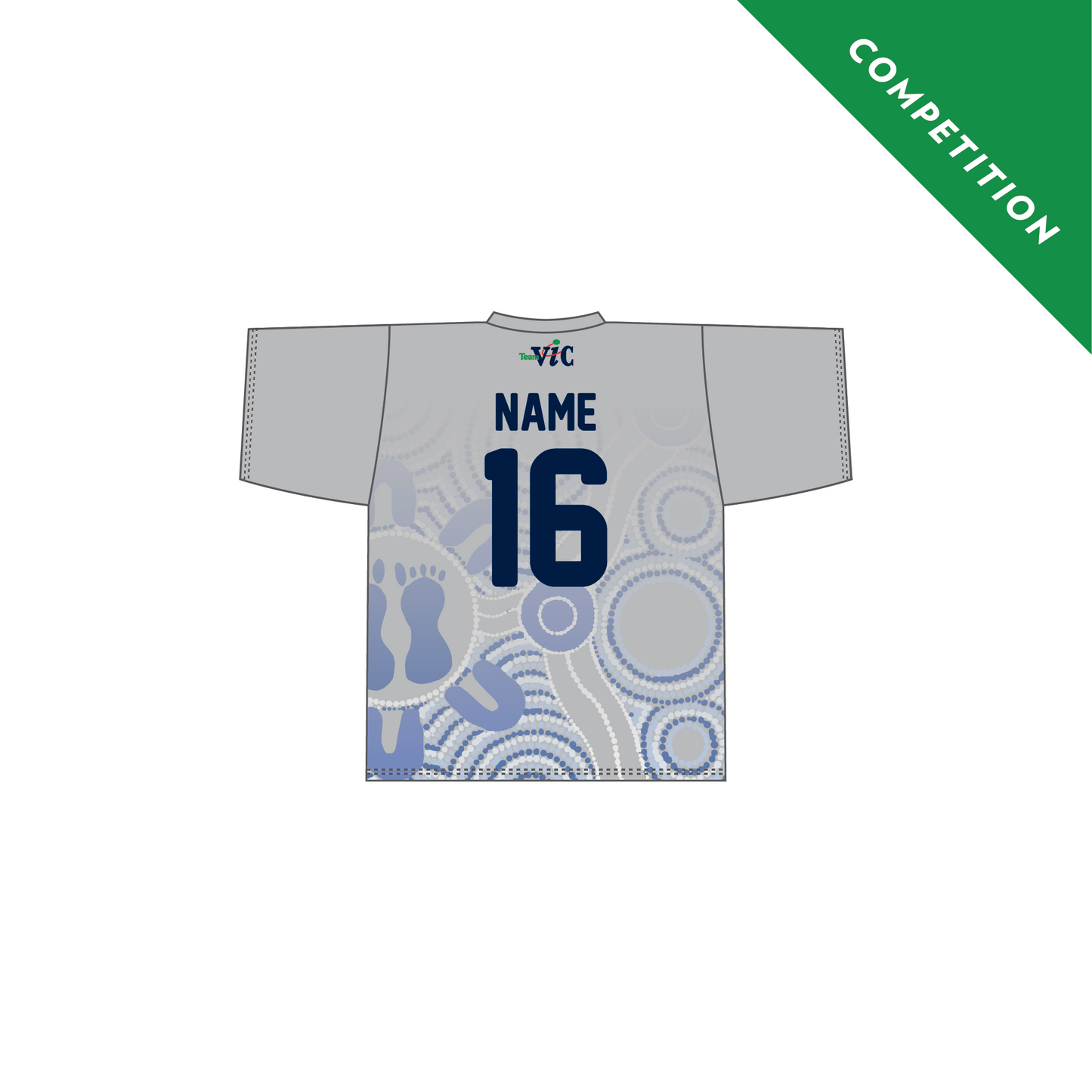 Female Hockey Silver Goalie SS Top (Competition)