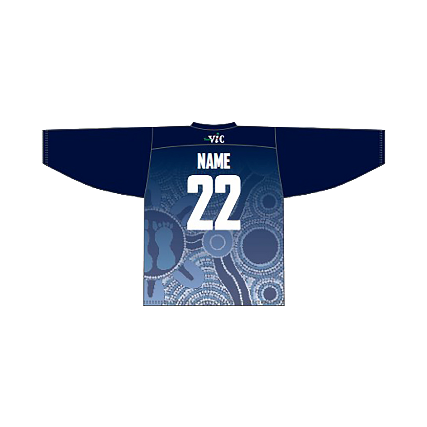 Male Hockey Navy Goalie Top (Competition)