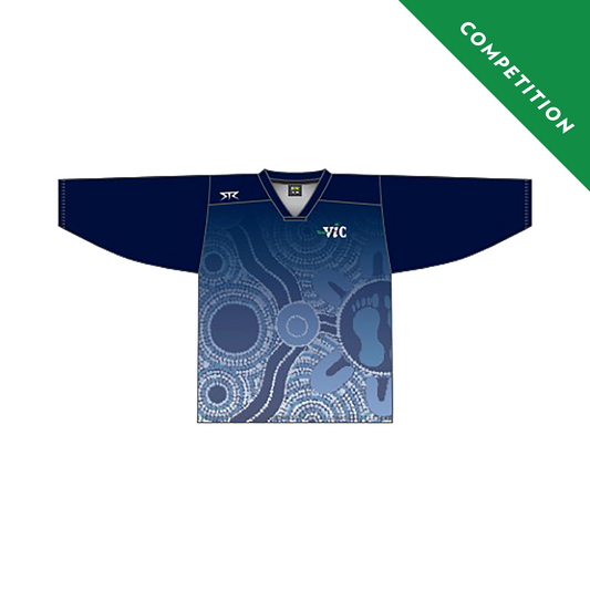 Male Hockey Navy Goalie Top (Competition)