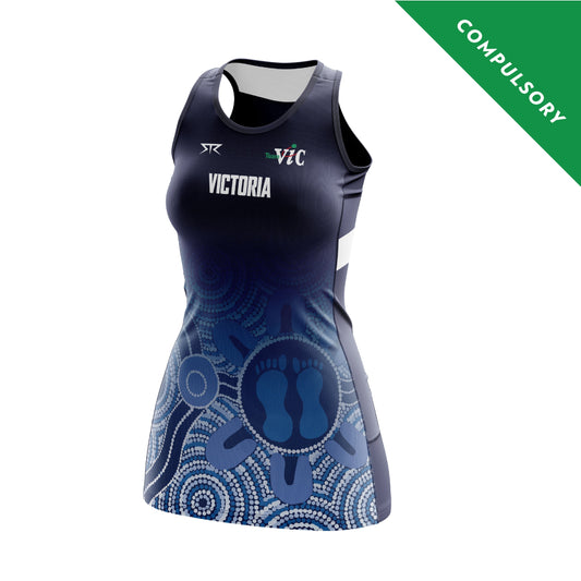 Female Netball A Line Dress +10cm (Competition) Late Order