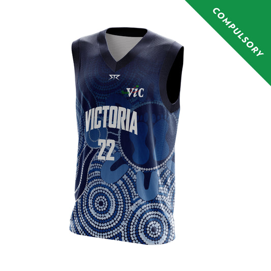Male Basketball Navy Jersey (Competition)